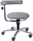EDUPLAY 110444 Erzieher/in Stuhl, 34-41 cm, Ø 61 x 41 cm, grau