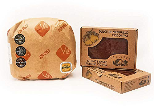 PACK QUESO MAHÓN MENORCA SEMI CURADO SON VIVES + 2 UNIDADES DE DULCE MEMBRILLO