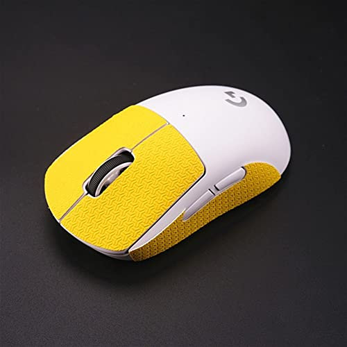 Mouse Lizard Skins, Anti Slip Sweat Resistance Sticker Grips Skates For Logitech G Pro Wireless / G PRO X Superlight Gaming Mouse Multiple Colour Grip Tape ( Color : Yellow , Model : G Pro Wireless )