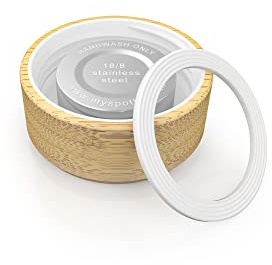 spottle cap - replacement lid (Bamboo for 1.5 liter glass bottle)