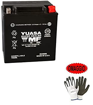 COMPATIBILE CON HARLEY DAVIDSON FLHRXS Road King Special (KV) 1868 2019-2020 BATTERIA YUASA YIX30L (SIGILLATA ATTIVATA - FACTORY SEALED) 12V/30AH BATTERIE PER MOTO SCOOTER SPECIFICA