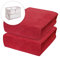 2 x Baby Comfort Frottee Spannbettlaken für 95 x 65 cm Reisebett Matratze (rot)