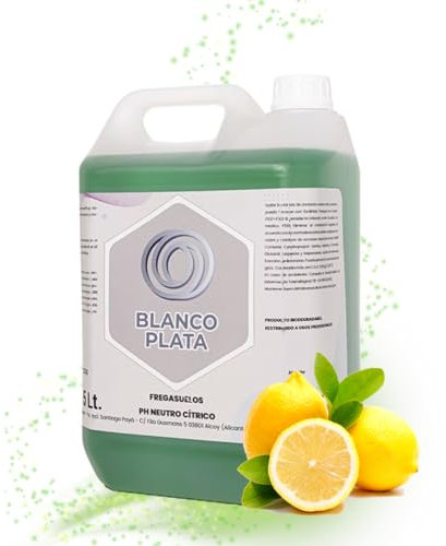 Fregasuelos pH neutro Blancoplata aroma cítrico, formato 5 Litros