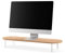 Woodcessories Monitorständer Holz Eiche - Ergonomisch Schreibtisch Monitorerhöhung / Bildschirmerhöhung 70 x 22 x 10 cm