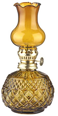 Lampes à Huile for Une Utilisation en intérieur - Boules d'ananas colorées Mini lumières de Noël for la décoration de Bureau à la Maison - Lanterne de Lampe à Huile au kérosène en Verre de 7 Pouces (