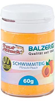 Balzer Trout Attack Forellenteig Pirsich orange UV-AKTIV