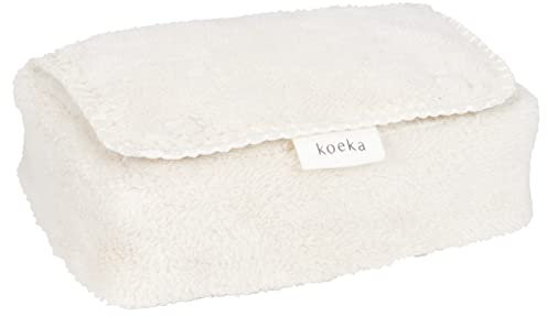 Koeka Baby Feuchttüchter Tasche - Baby Feuchttücher Aufbewahrungsbox - Feuchttücherbezug - Malmo - Weicher Teddy - Warm -