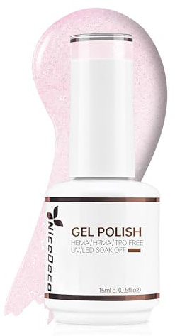 Nicedeco Gel Nail Polish, 15ml UV/LED Soak-Off Gel Polish,Nail Art Manicure Pedicure, Salon & Home Use - Long Lasting & Easy to Apply 004