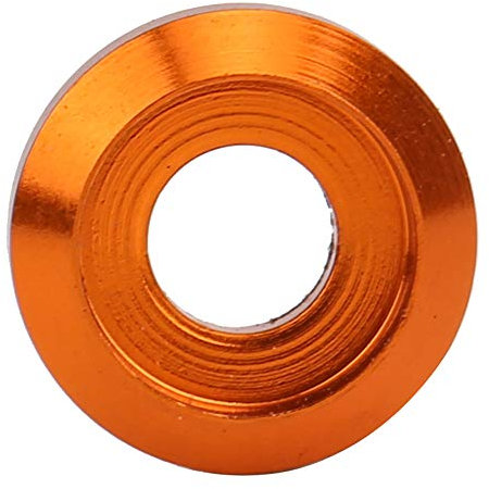 Joints en Alliage M3 M3 Orange Rondelle 6061 Alliage D'aluminium Orange 20 Pièces 6061 Joint de Rondelle à Vis en Alliage D'aluminium pour Vis à Six Pans Creux M3
