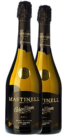 MasTinell Carpe Diem Cava Reserva 75 cl Espumoso blanco (Caja de 2 Botellas de 75 cl)