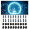 Dickno 20 Stück T5 LED-Leuchten für Auto-Armaturenbrett, hohes Licht 3030–3SMD-Ersatz mit Drehverschluss-Buchse, LED-Lampe für Messgerät, Clusteranzeige, Armaturenbrett, Instrumentententafel-Leuchten