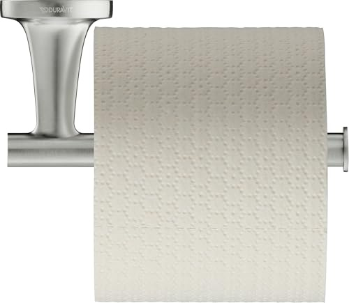 Duravit Starck T Papierrollenhalter, seitlich, 0099377000, Farbe: Edelstahl Gebürstet