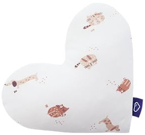 Träumeland GmbH Kuschelkissen Herz Cats&Dogs, 38 x 30 x 12 cm