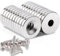 20 Stück Neodym Magnete Mit Loch 18x3 mm Blende 5 mm Magnete Klein Extra Stark - Magnet Flach, Magnet zum Schrauben für Küchenschrank, Garage, Küchen