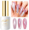 Imtiti Aurora Pink Cat Eye Gel-Nagellack, 15ml Galaxy Pink Holographic Glitter Cat Eyes Magnetic UV Soak Off Gel-Nagellack mit Magnet Set