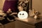 Disney Jack Skellington Squishy Light - Color-Changing Night Light for Kids & Adults, USB/Battery Operated Dimmable Lamp, Halloween & Christmas, Perfect for Bedroom, Playroom, Living Room (82503)