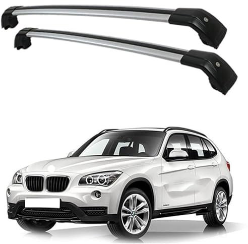 Madehitr 2 Stück Aluminium Dachträger Relingträger für BMW X1 E84 2009-2016, Dachgepäckträger-Alu Relingträger