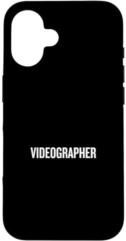 Hülle für iPhone 16 Videofilmer Karriere Neues professionelles modernes Design