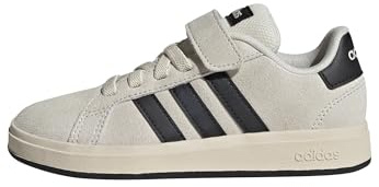 adidas Mixte Enfant Grand Court 00s Shoes Children, Wonder White/Core Black/Wonder White, 33 EU