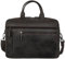 Marc Peter Laptoptasche Los Angeles I Leder Umhängetasche für 15.6 zoll Laptop I Aktentasche für Notebook I Tasche für Damen und Herren Dunkel Grau