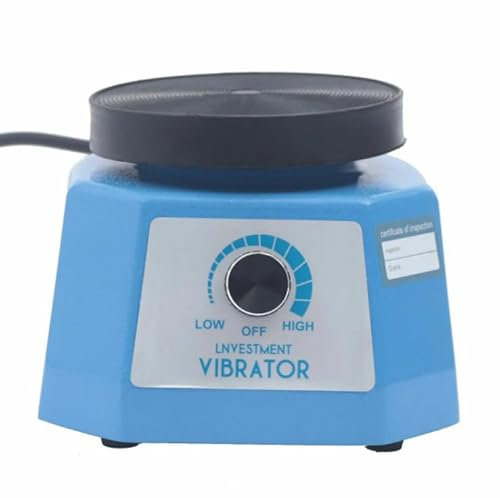 4'' Dental Oszillator, 100W Elektrisch Einstellbare Geschwindigkeit Gipsrüttler, Runder Vibrator Zahntechnik Lab Vibrating Equipment