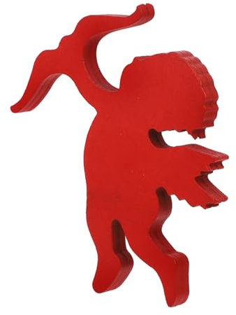 NULYLU Cupid Dekoration Romantische Tischskulptur Für Esszimmer Wohnzimmer Einzigartige Cupid Statue Für Valentinstag Alltag Handgefertigte Tischdeko