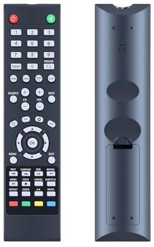 GOUYESHO Telecomando di ricambio per ZEPHIR LCD TV ZVS43UHD ZVS49UHD ZVS50UHD ZVD50UHD ZVD55UHD ZV32HDS2 ZHS50UHD ZVS32HD ZV32HD
