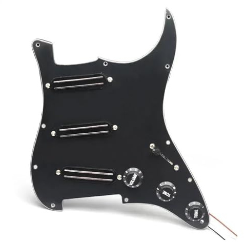 SSS Prewired Pickguard Mini Humbucker E-Gitarre(3/4)