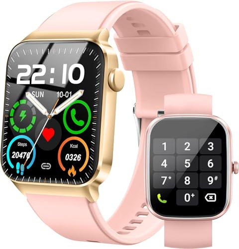 2026 Smart Watch for Men Women, 24/7 Healthy Fitness Tracker, HD 1.85 Fitness Watch with Sleep Monitor, Heart Rate/SpO2/24+ Sports/Step Tracker/150+ Watch Faces Activity Trackers for Android, iOS