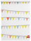 Lichtblick Klemmfix Tageslicht-Rollo mit Motiv, ohne Bohren, Blickdicht, Seitenzugrollo, Made in Germany, Wimpelkette - Bunt 60 x 150 cm (B x L)