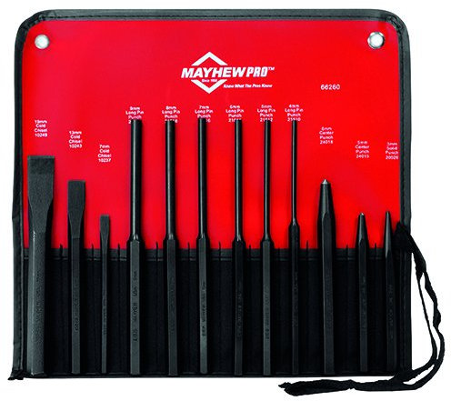 Mayhew MA66260 Metric Punch And Chisel Set