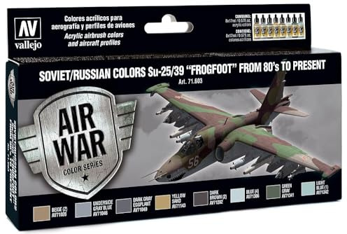 Vallejo AV Model Air Set -Soviet Su-25 Frogfoot 80's On