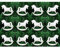 Christmas Tree Hanging Pendant Ornament Decorations (12 x White Rocking Horses)