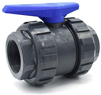 Vanne PVC à visser femelle - 1/2''