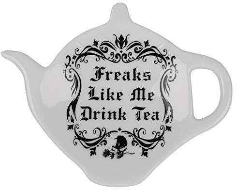 Alchemy Gothic Freaks Like Me Drink Tea: Tea Spoon Holder/Rest