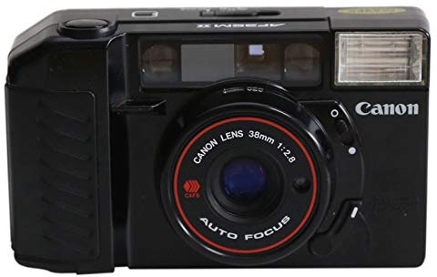 Canon AF 35 M2 Kleinbildkamera in schwarz mit 38mm 1:2,8