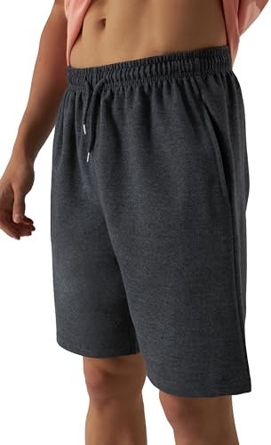 Smith & Solo Sporthose Herren Kurz - Kurze Hosen Herren, Laufshorts Männer Sommer Baumwolle Jogginghose Fitnesshose Sport Sportshorts Bermuda Shorts Hose Trainingshose Tennis (S, Anthrazit)
