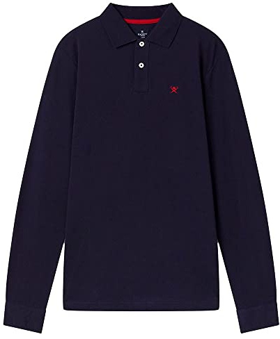 Hackett London Herren Slim Fit Logo Polo Shirt, 595navy, M EU