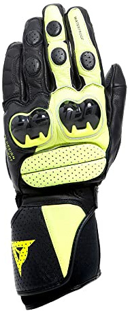 Dainese Impeto D-Dry wasserdichte Motorradhandschuhe, schwarz/gelb, 2XL | D-Dry Membran