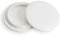 White Ceramic Coffee Mug Lids, 2 Pieces, White Ceramic Lid for 11 oz Mug, Mug Cover to Keep Warm & Dust-proof for Hot and Cold Liquids, Outside Diameter 8.4cm, Internal Diameter 7.3cm