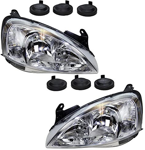 ATEC Germany 2x Hauptscheinwerfer vorne links + rechts H7 Frontscheinwerfer, Kompatibel mit OPEL COMBO Kasten/Großraumlimousine, COMBO Tour, CORSA C (X01), CORSA C Kasten/Schrägheck (X01)