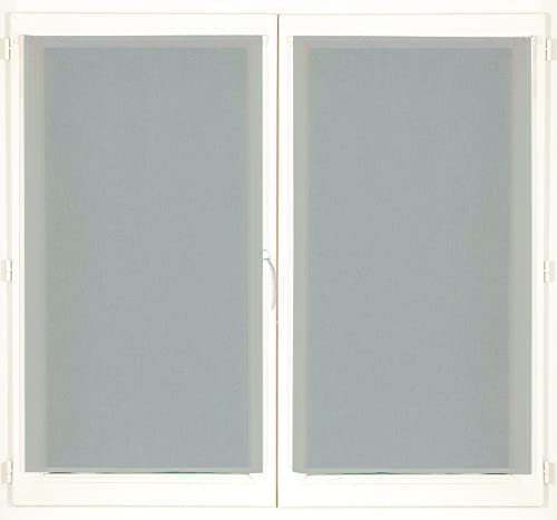 Atout Ciel Paire de voilages avec Passe-Tringle prêts à Poser, 2X 60x160cm, Gris