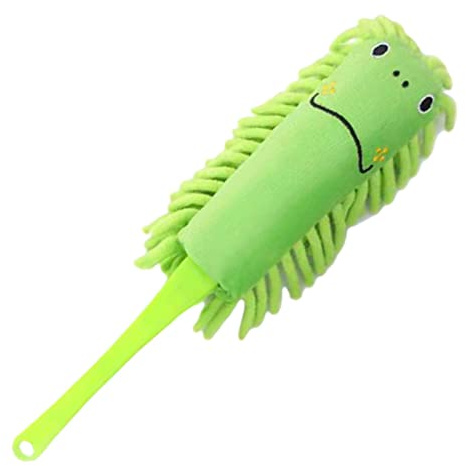 kowaku Mikrofaser-Staubwedelbürste für Kinder, Spielzeug, waschbarer Mehrzweck-Staubwedel für Fenster, GRÜN