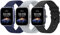 Higgs 3 Pezzi Cinturino 20mm Compatibile con Amazfit GTS 2 Mini/4 Mini/GTS 2 2e 3 4 42mm/Cinturini Bip S/Bip S Lite/Bip Lite/Bip U pro,Cinturini Sportivo Morbido Silicone Donna e Uomo Grigio