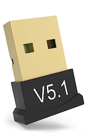 Jectse USB-Bluetooth-Adapter 5.1, Treiberfrei, Großer Reichweite, Plug-and-Play für 7 bis 11, Linux