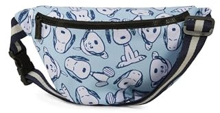CODELLO Damen Peanuts™ Taille-Tasche aus recyceltem Polyester mit Snoopy Print in Mehrfarbig