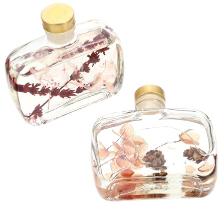 Zerodeko 2pcs Aroma Diffuser Ornaments Portable Air Freshener Battery Operated Diffuser for Living Bedroom Kitchen Bathroom