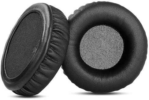 MDR-RF865 Ohrpolster Ersatz Kompatibel mit Sony MDR-RF865RK MDR-RF865R Kopfhörern Ohrpolster Kissen (Proteinleder/Memory-Schaum)