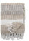 Bloomingville [W Isnel Decke, Natur, Recycelte Baumwolle; L160xW130 cm
