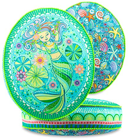Bine Brändle - Dekokissen - Bunte Auswahl - Kissen mit Füllung - Mandalas - Bordürenliebe - Blüten - Blätter - Seerosenteich - Unterwasserwelt - Herzen - Monster - Regenbogen